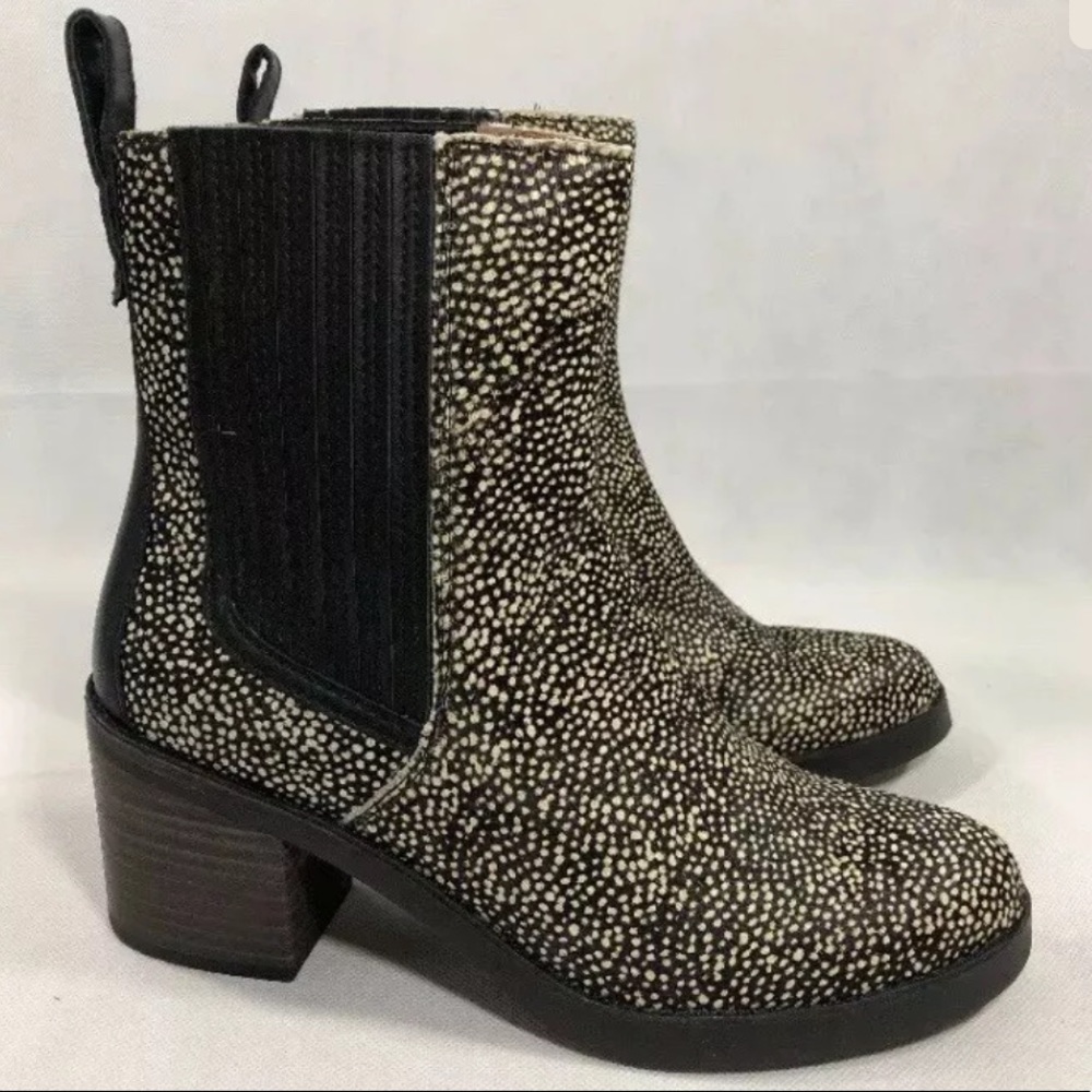 NWT Ugg Australia Cow Hair Ankle boots